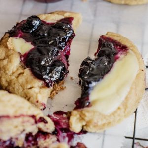 blueberry cheesecake cookie's